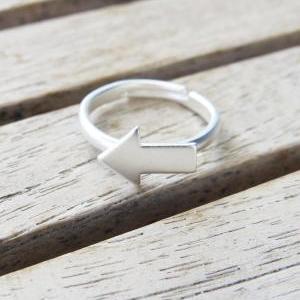 Silver Ring, Stacking Rings, Arrow Ring, Knuckle..