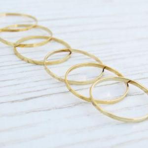 Thin Gold Ring - Stacking Rings, Knuckle Ring,..