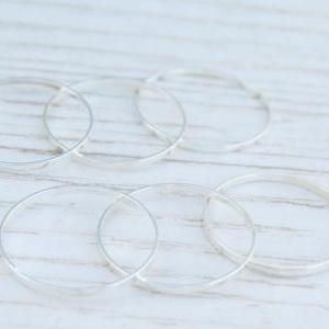Silver Ring - Stacking Rings, Knuckle Ring, Thin..