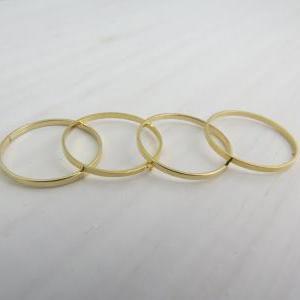 Gold Ring - Stacking rings, Knuckle..
