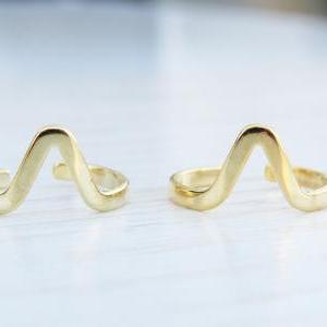Simple Gold Stacking Rings - Thin Knuckle Ring,..
