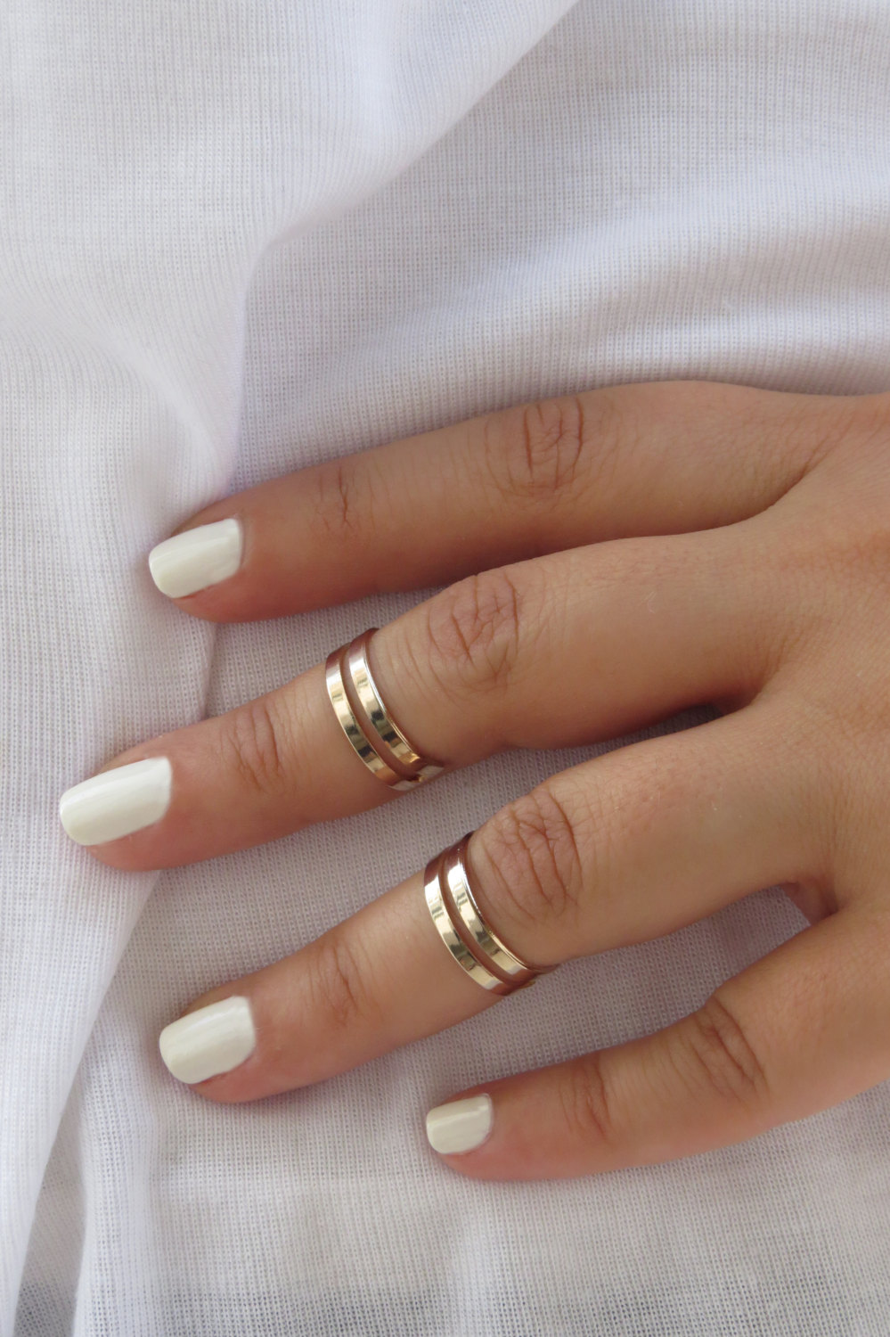 Midi rings rose gold on sale
