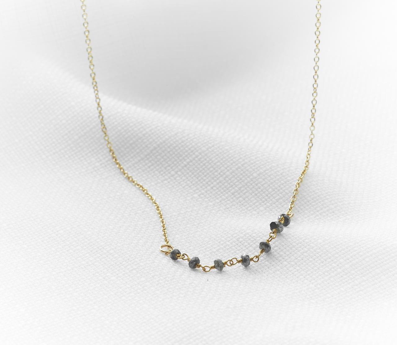 Gold Necklace, Labradorite Necklace, Gemstone Necklace, Layerd Gold Necklace, Bridesmaid Gift, Delicate Gold Necklace
